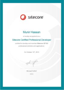 Sitecore-8 certificate